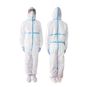 Медицински защитни дрехи за еднократна употреба за защита на цялото тяло лаборатория за предотвратяване на епидемии